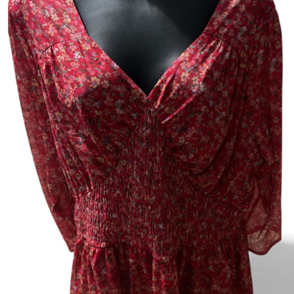 Floral Red top